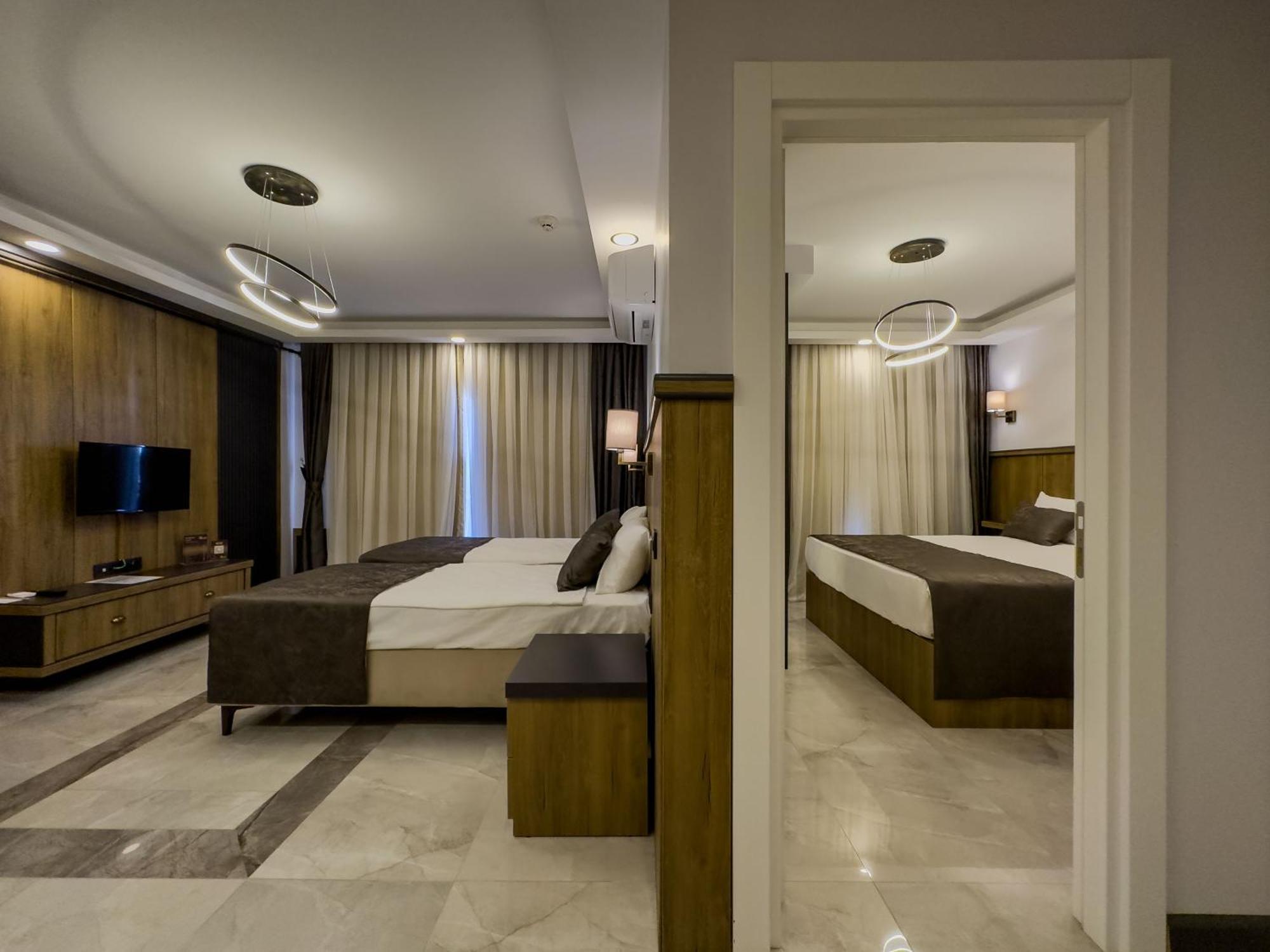 Juniorsuite med udsigt til have