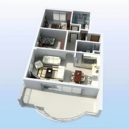 Mirage G 1 - Beautiful 2 Bedroomed Ground Floor Apartment Of Approx 1000 Sq Ft-3
