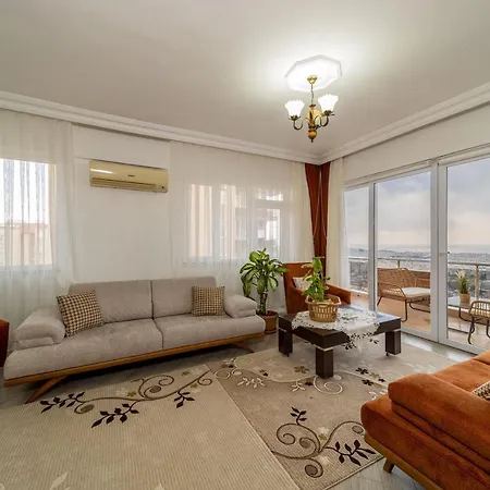 Apartment With Panoramic City View In Kepez-3