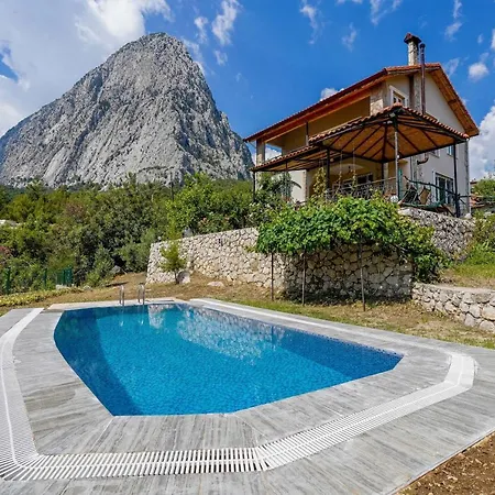 Secluded Villa With On Mountainside In Antalya-3
